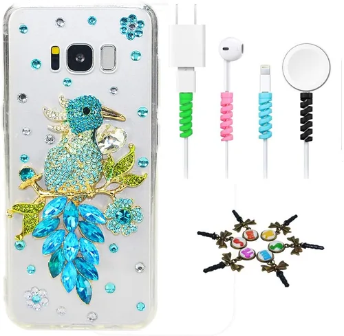Vista 8 de Bling Case SSSGCDwCPSeries-40 - Funda de cristal brillante con diseño 3D hecho a mano (100 unidades)
