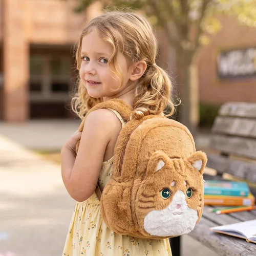 Vista 4 de Lazada Mochila para niños pequeños, Mochila Animal - Marrón, Viajar