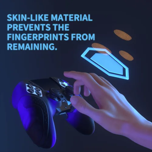 Vista 13 de PlayVital Guardian Edition Anti-Slip Ergonomic Silicone Cover Case for ps5 Edge Controller, Soft Rubber Protector Skin for ps5 Edge Wireless