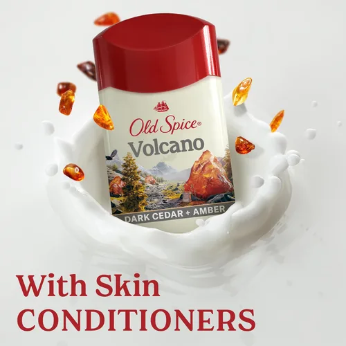 Vista 6 de Old Spice Volcán antitranspirante y desodorante para hombre con carbón, 2.6 onzas (paquete de 3) con gel de baño Swagger tamaño viaje