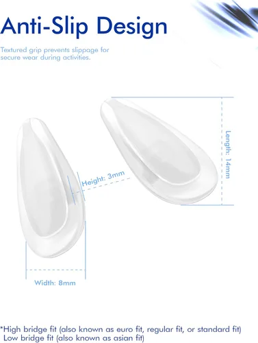 Vista 3 de SAUCER Almohadillas de repuesto para Oakley Conductor 6 OO4106 Conductor 8 OO4107 Sunglass