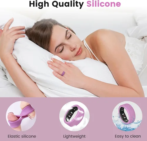 Vista 4 de Paquete de 10 fundas de anillo para RingConn Gen 3/Gen 2/Gen 1, protector de anillo de silicona elástica para RingConn Gen 2, accesorios