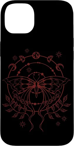 Vista 15 de Alt Emo Fairy Grunge Fairycore Goth Moth Moon Phases Case for iPhone 16