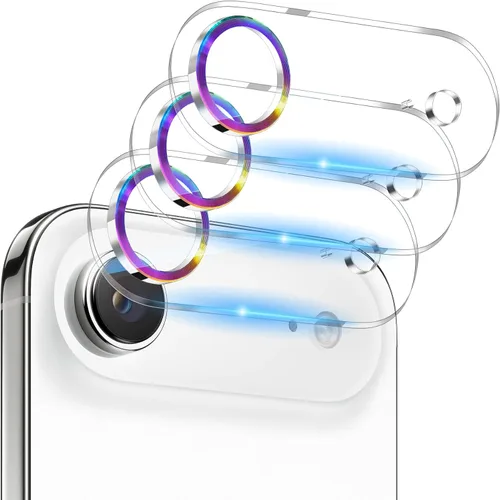 Vista 27 de Dengduoduo Paquete de 3 protectores de lente de cámara de vidrio templado para iPhone 15 de 6.1 pulgadas y para iPhone 15 Plus de 6.7 pulgadas