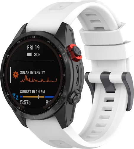 Vista 18 de Compatible con Garmin Quatix 7 Pro Bands, Forerunner 965 955 945 Correas de reloj de repuesto de silicona para Garmin Epix Pro 1.850 in/Fenix