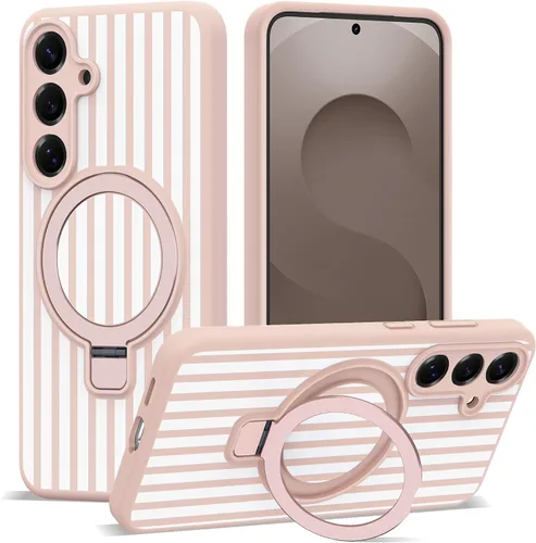 Vista 83 de SKYLMW Funda para Samsung Galaxy S23 con soporte, color negro