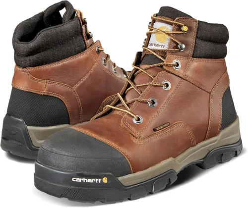 Vista 7 de Carhartt Men's Ground Force 6” Waterproof Composite Toe Boot Negro
