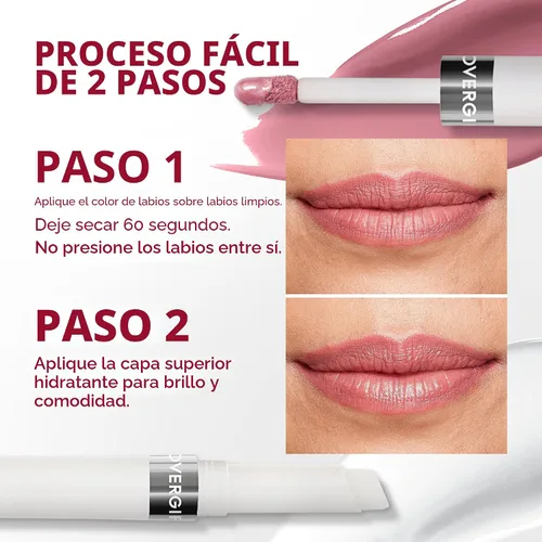 Vista 6 de COVERGIRL Outlast - Color de labios para todo el día con capa superior, 005 All-Star