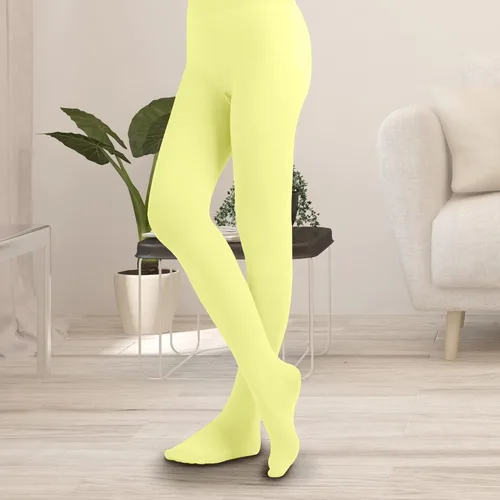 Vista 7 de EMEM Apparel Medias con pies de microfibra opacas de color sólido para mujer