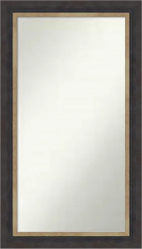 Vista 31 de Amanti Art Espejo personalizado, espejo de baño negro Astor, espejo de pared o espejo de tocador de baño sobre el fregadero (25 x 25 pulgadas)