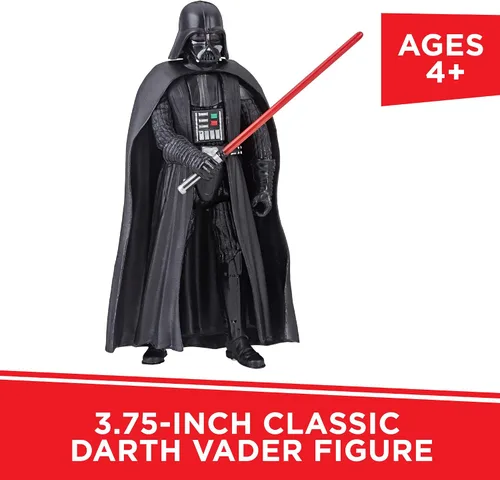 Vista 6 de STAR WARS Galaxy of Adventures Darth Vader Figura de acción de 3.75 pulgadas y mini cómic