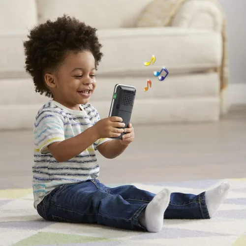 Vista 4 de LeapFrog Teléfono Emoji para chatear y contar, negro