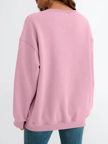 Vista 44 de EFAN Sudaderas de gran tamaño con cuello redondo Y2K para mujer, sudaderas con capucha para otoño, moda 2025, ropa para adolescentes y niñas, lindo