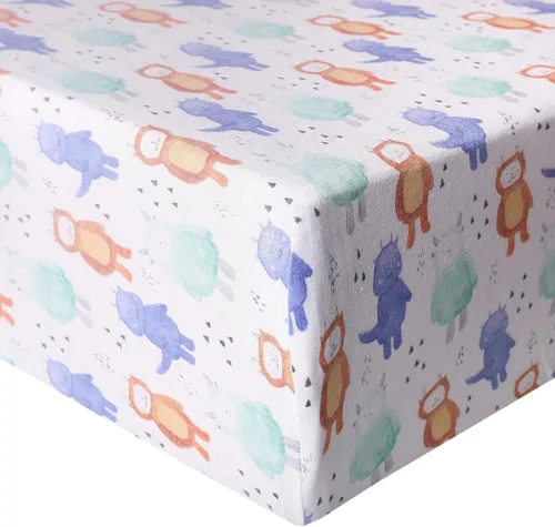 Vista 89 de Copper Pearl: Sábanas de punto prémium para cuna de bebé para niños y niñas, transpirables y suaves, sábanas ajustables para colchones estándar