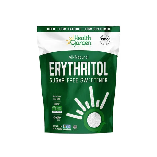 Vista 9 de Health Garden Edulcorante sin azúcar de eritritol, apto para dieta cetogénica, 12 onzas