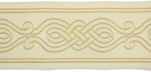 Vista 35 de Muestra 0.27 yardas 2.7 "cinta de jacquard de ajuste de cortinas en espiral para sus cortinas cortinas cortinas bandas cinta de ajuste V1 142 Beige