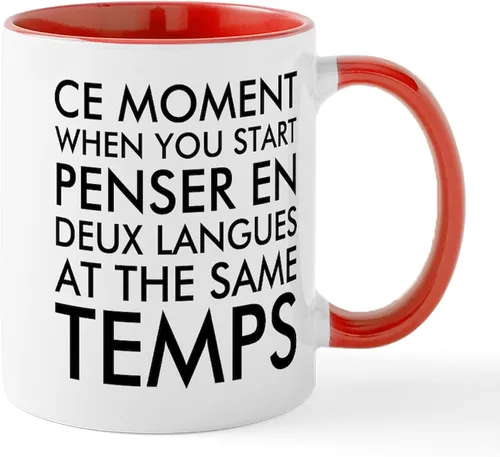 Vista 11 de CafePress Taza de café de cerámica con bandera francesa de 11 oz (11.0 fl oz)
