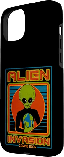 Vista 20 de Funda para iPhone 13 Pro Max Alien Invasion 1984 Tech Noir Distopía