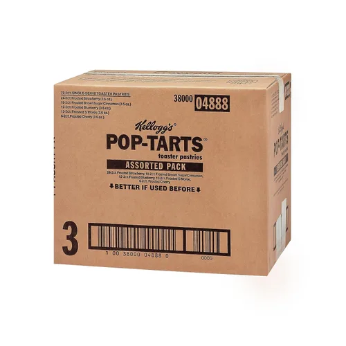 Vista 4 de Pop-Tarts Tostadora Pastelería Variada, 72 Pasteles por Caja