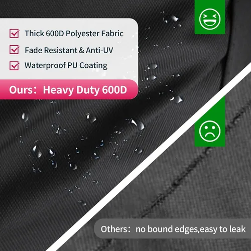 Vista 7 de NEXCOVER - Cubierta para lancha impermeable y resistente; cubierta de lancha remolcable Runabout, apta para cascos V-Hull, TRI-Hull, Pro-Style, bote