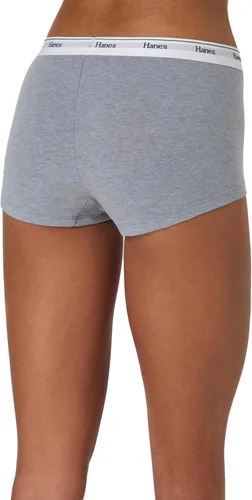 Vista 4 de Hanes Originals - Ropa interior de algodón elástico transpirable para mujer, paquete de 4