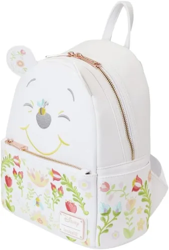Vista 3 de Disney Winnie the Pooh Cosplay Folk Floral Mini Mochila, Blanco