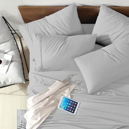 Vista 11 de Swift Home Juego de sábanas de microfibra Twin de 4 piezas (incluye 1 funda de almohada adicional), ultrasuave cepillado - extremadamente duradero