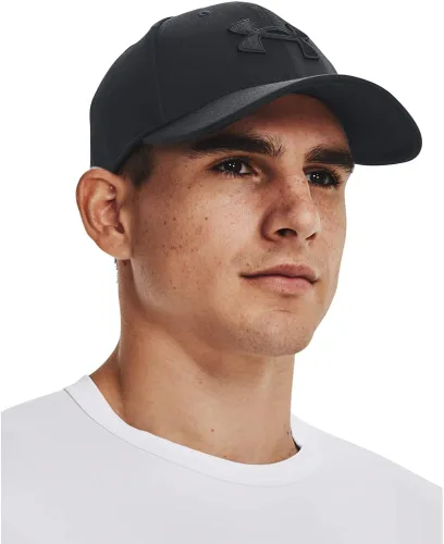 Vista 3 de Under Armour Gorra Blitzing para hombre, ajuste elástico