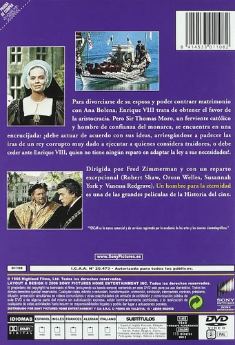 Vista 2 de Un hombre para la eternidad DVD