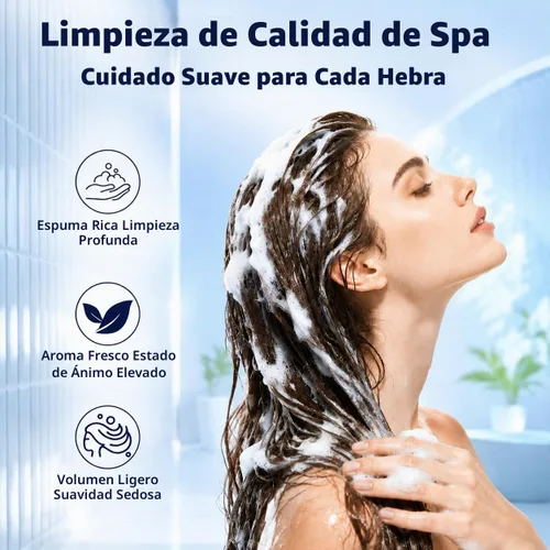 Vista 5 de Ketoconazole 1% Champú anticaspa Picazón Cuero cabelludo Flake Control 6.8 Champú anticaspa Cuidado del cuero cabelludo Ayuda a controlar