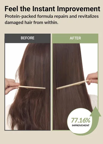Vista 6 de JUNG SAEM MOOL OFICIAL Salon.ZIP Champú Recarga de Proteínas para Cabello Dañado y Cuidado del Cabello, 14.1 oz (400 g) Cosméticos Coreanos