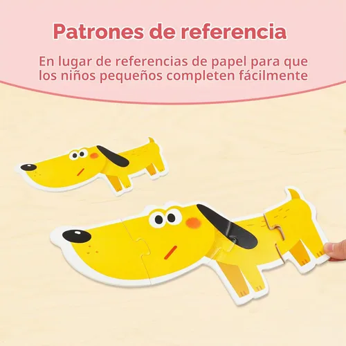 Vista 3 de TOI Rompecabezas de piezas grandes para niños de 2 a 4 años, rompecabezas