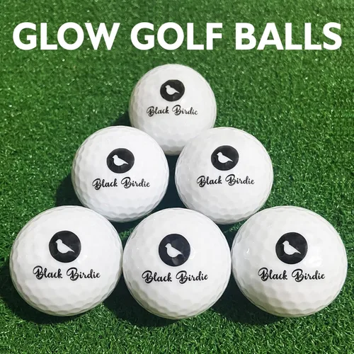 Vista 7 de Blach Birdie Pelotas de golf nocturnas que brillan en la oscuridad se iluminan 10 minutos intermitentes en seis colores para hombres y mujeres