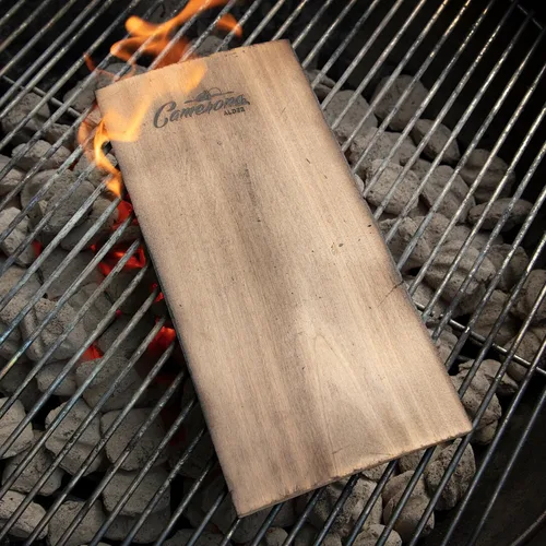 Vista 6 de Tablones para asar – Paquete de 2 tablas de cedro – Cedro occidental premium de 5.5 x 11.5 pulgadas para salmón a la barbacoa, mariscos, filetes