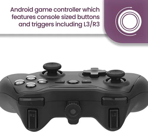 Vista 4 de Rotor Riot RENEWED - Controlador de gamepad móvil para Android controlador con cable sin latencia con L3 R3 almohadilla D mejorada de 8 vías