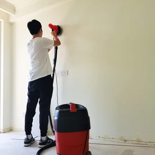 Vista 6 de Extractor de polvo con filtro automático de limpieza, aspirador de filtro HEPA húmedo y seco de 8 galones, potente aspiradora de succión