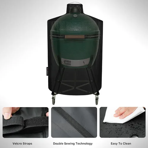 Vista 5 de Suphomeware Funda para parrilla de barbacoa para huevos verdes grandes, resistente al agua y resistente al agua
