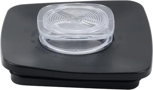 Vista 4 de Juego de 6 tarros de vidrio con tapa cuadrada de 5 tazas con cuchilla Fusion compatible con licuadoras Oster