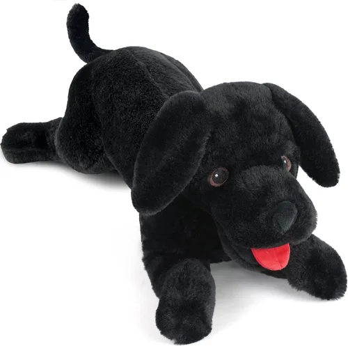 Vista 8 de LotFancy Animales de peluche de perros, 12 pulgadas, tiernos animales de peluche Golden Retriever, juguete de peluche de cachorro sentado, regalo