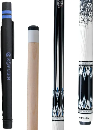 Vista 11 de KONLLEN Maple Pool Cue Stick – Low Deflection Performance Billiard Cue for Adults, Professional Play AK-D1-1st-12.2