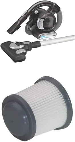 Vista 10 de BLACK+DECKER, BDH2020FLFH MAX, aspiradora flexible de litio de 20 V, con palo para aspirar y cabezal para piso y cepillo para polvo y pelo