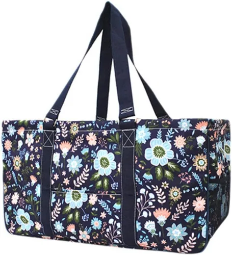Vista 71 de NGIL Bolsa de comestibles reutilizable extra grande plegable de gran tamaño para comestibles, almacenamiento, picnic, playa, Estampado de vaca