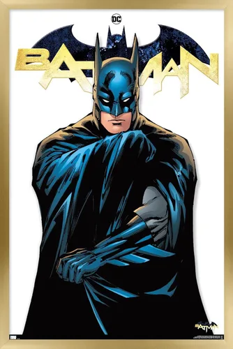 Vista 17 de Trends International DC Comics Batman Feature Series - Póster de pared, 22.4 pulgadas de largo x 14.7 W, versión enmarcada de madera de granero