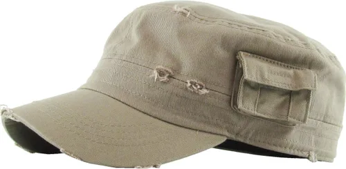 Vista 8 de Cadet Army - Gorra de estilo militar básico diario (ahora con la versión de bolsillo Stash)