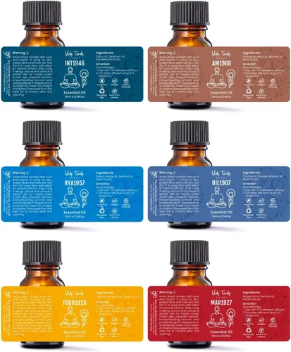 Vista 9 de VTS - Juego de difusor sin agua con aroma de hotel, las 6 mejores mezclas de aceites de aromaterapia para difusores, ambientador de fragancia
