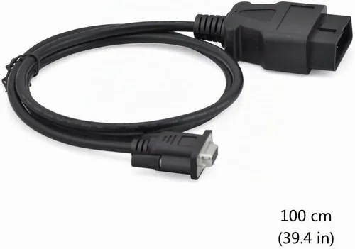 Vista 8 de iKKEGOL 1M 3.3ft DB9 Serial RS232 Puerto hembra a macho OBD2 OBDII 16 Pin OBD Adaptador de cable de extensión de diagnóstico Conector de cable