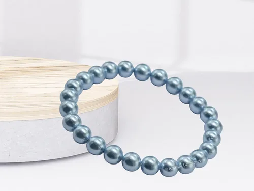 Vista 881 de Amazing Gemstone Crystal Bracelet for Women Men's Gifts - Protection Healing Crystal Bracelet - 8mm Gemstone Beaded Stretchable Bracelet Pulseras