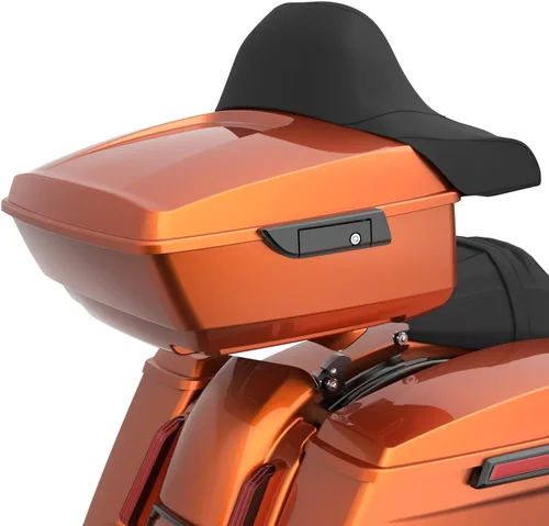 Vista 83 de Moto Onfire King Tour - Maletero con almohadilla de respaldo para Harley Touring 1997+ (Barracuda Silver)