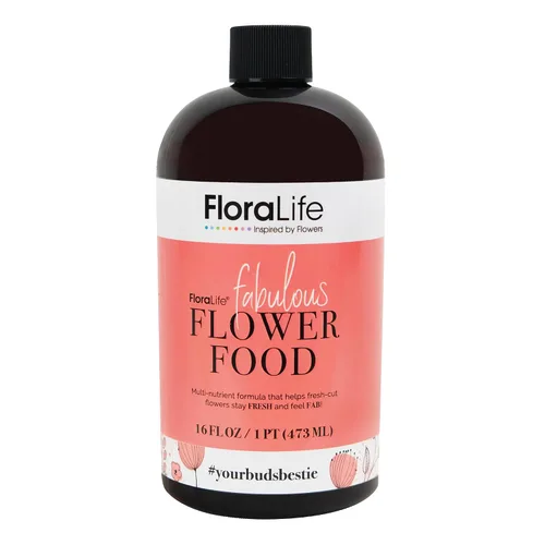 Vista 8 de FloraLife Alimento de flores recién cortadas - Líquido Multi-Nutrientes e
