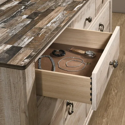 Vista 5 de Roundhill Furniture Imerland - Juego de dormitorio (6 piezas)